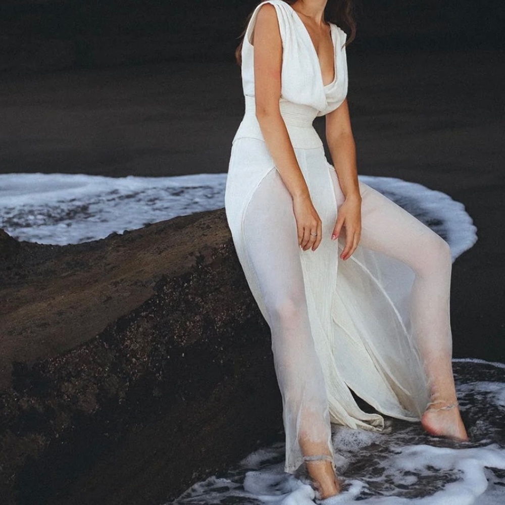 Wedding Jumpsuite - cotton/silk